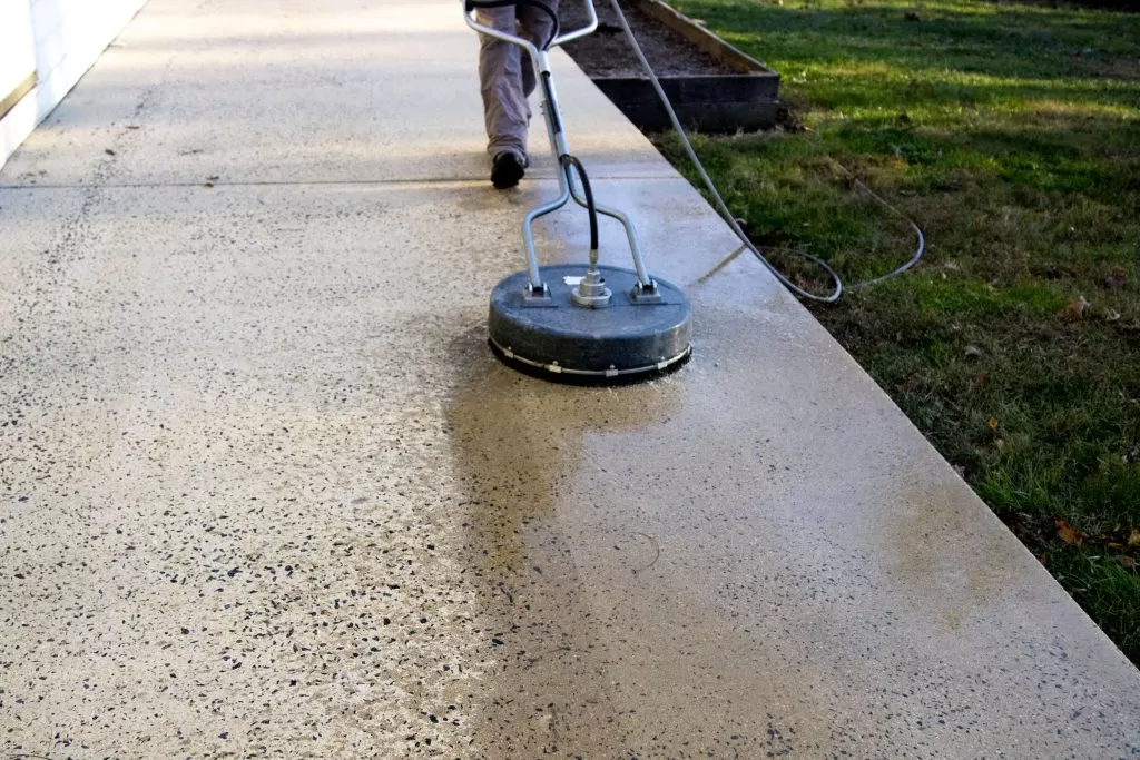 Residential Surface Cleaning Company - Concrete Cleaning in Maryland, surface washer on concrete