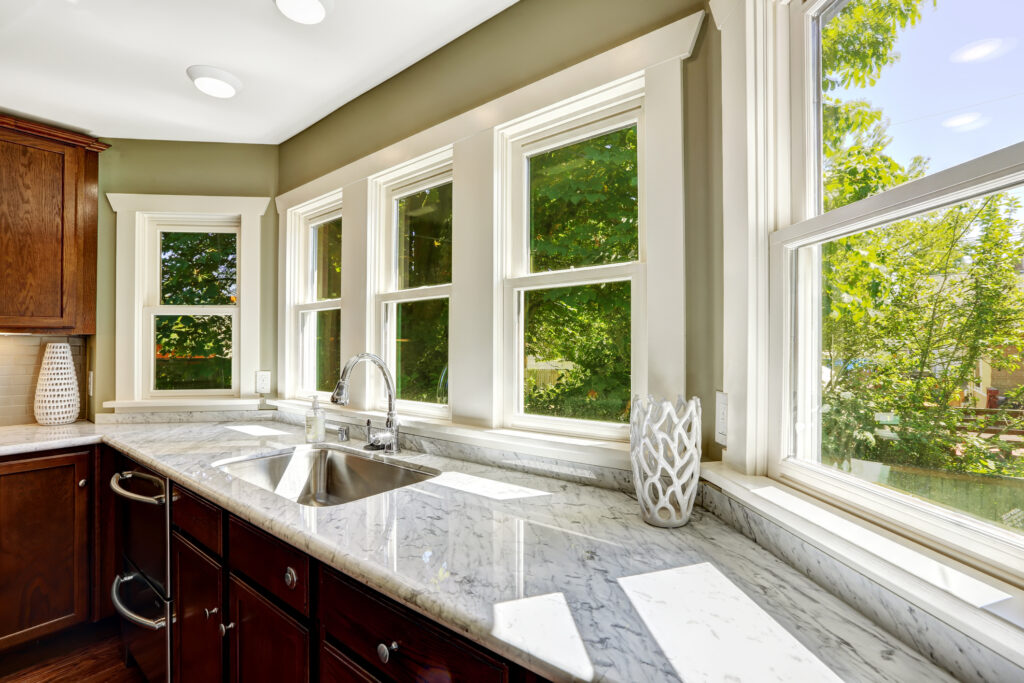 clean kitchen residential window